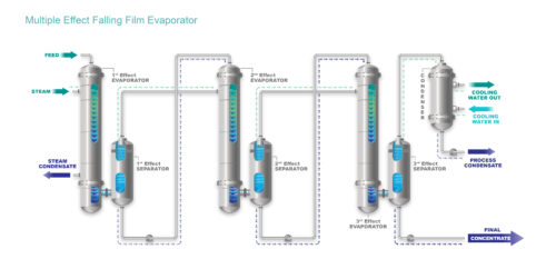 multiple effect evaporator